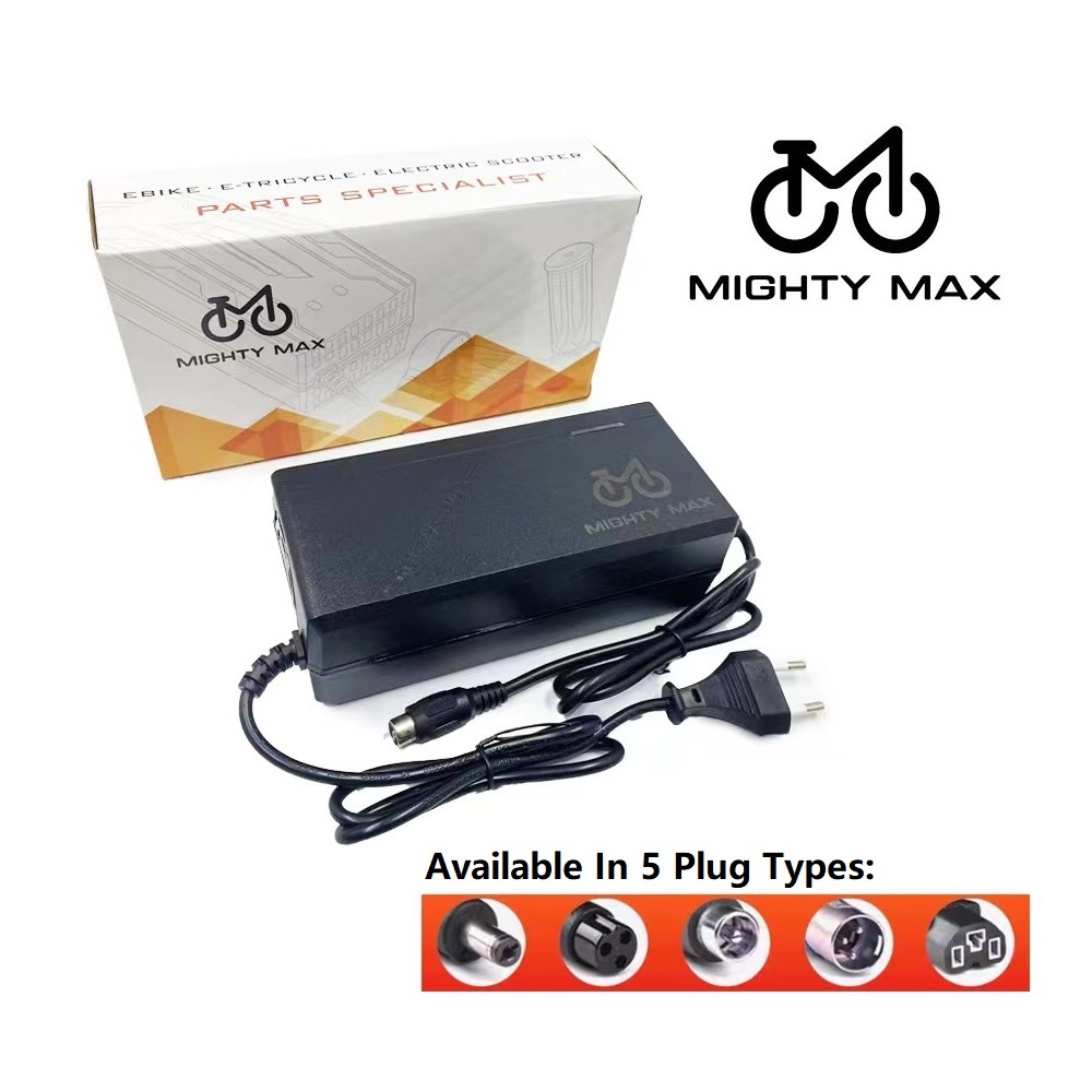 เครื่องชาร์จแบตเตอรี่ลิเธียม Universal Power Adapter 12V 24V 36V 48V 54V แหล่งจ่ายไฟ Ebikes เครื่องช