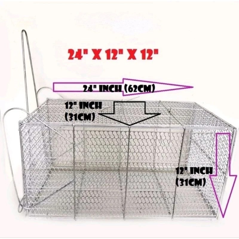 Monkey Fox Squirrel Big Catcher กรงใหญ่ Ferret Trap กรงใหญ่ Ferret กระรอกลิงแมว