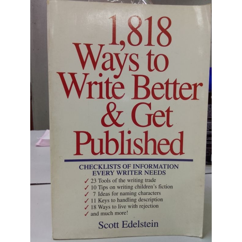 1.818 วิธีเขียน Better & Get Published