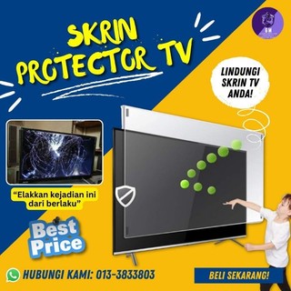 screen protector for smart tv android tv 🖥 4k tv 43 50 55 60 58 60 65 70 75 85 megra skyworth  samsung lg dan model lain