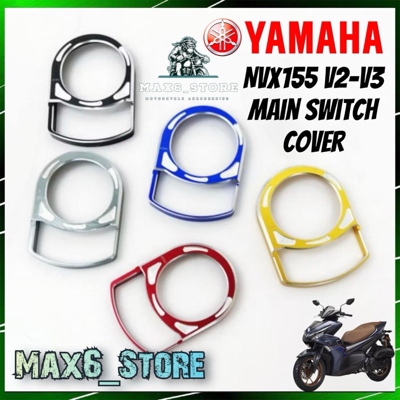 YAMAHA NVX155 V2 MAIN SWITCH COVER AEROX NVX KEYLESS ฝาครอบล็อค DECORATION PROTECTION CAP ARM อุปกรณ