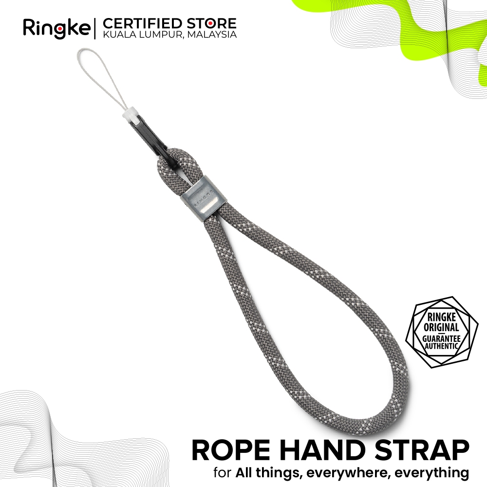 RINGKE ROPE HAND STRAP Solid Craftsmanship Cast Metal Embellishments Buckle Designed for Phone, Keys, Anything Lanyard