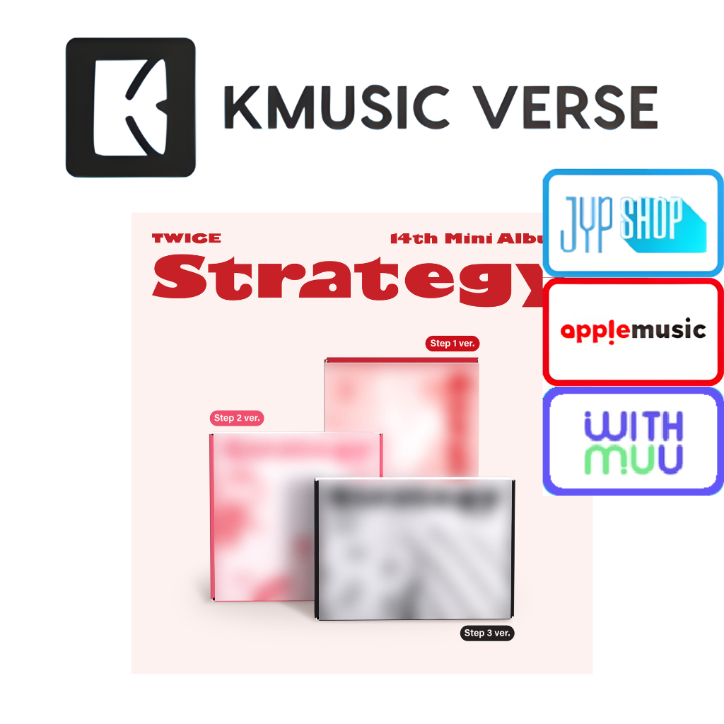 [POB] TWICE - [STRATEGY] ALBUM STEP 1 / STEP 2 / STEP 3