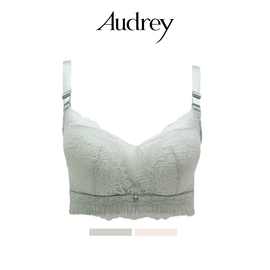 Audrey Wireless Thin Moulded Non Push Up 5/8 Cup Fashion Bra 73-8204