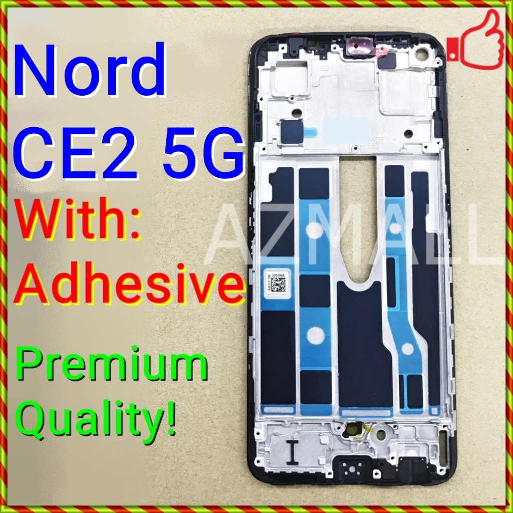 ใหม่กรอบกลางแผ่น LCD Digitizer Bezel Center Board HOUSING สําหรับ Oneplus Nord CE 2 5G / IV2201