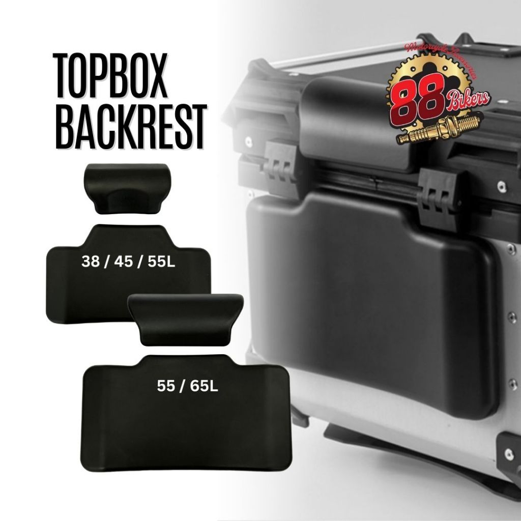 Universal 38L 45L 55L 65L Topbox พนักพิงสําหรับ Topbox เบาะ Pad พรีเมี่ยมสบายอุปกรณ์เสริมรถจักรยานยน