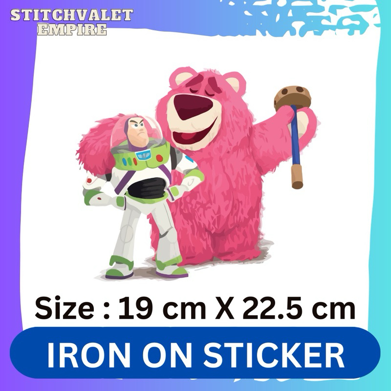 ST 278 [LOCAL SELLER] สติ๊กเกอร์ถ่ายเทความร้อน/ เหล็กบนสติ๊กเกอร์/ stiker baju/สติ๊กเกอร์ DIY ง่าย L