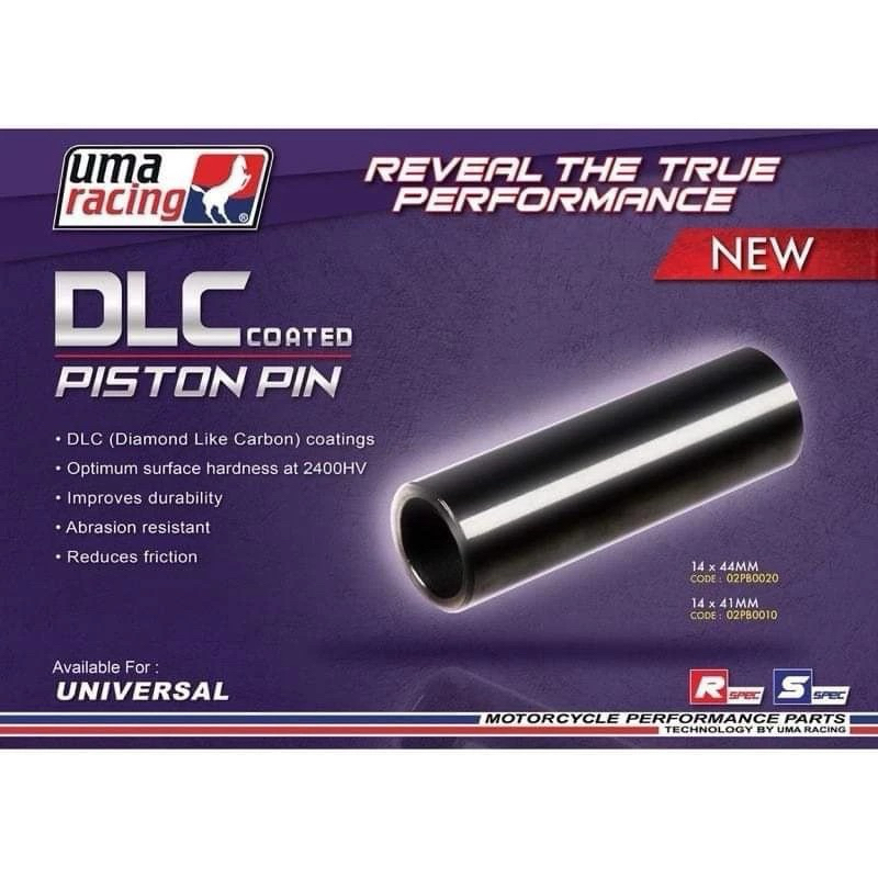 UMA Racing PISTON PIN LC135/ เคลือบ DLC สากล (14*44MM)