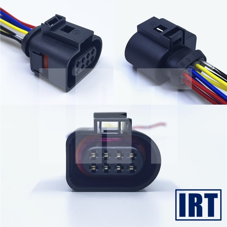 8 Pin Socket Connector Sensor เครื่องยนต์สายไฟ Pigtail Socet Enjin Kereta รถจักรยานยนต์