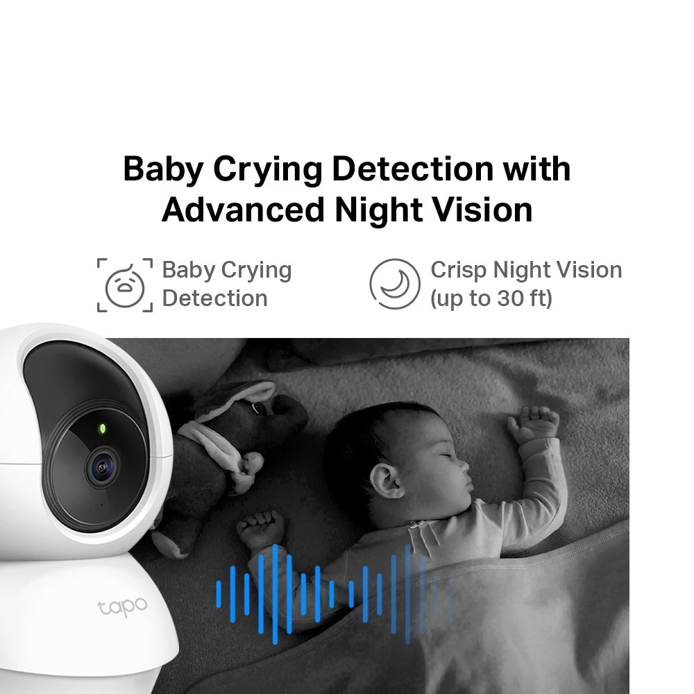 TP-Link Tapo TC71 3MP 2K Indoor Pan/Tilt WiFi CCTV thumbnail 7
