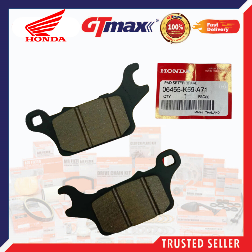 HONDA VARIO 150 ผ้าเบรคหน้าขวา DIJAMIN HONDA - 06455-K59-A71