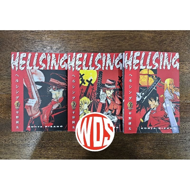 มังงะ : Hellsing เล่ม 1-3 (ฉบับภาษาอังกฤษ)