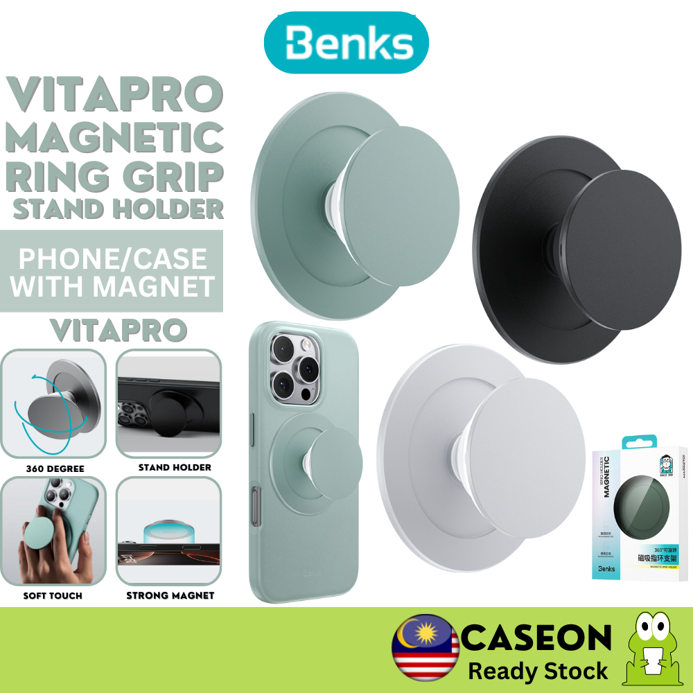 Benks VitaPro ที่วางโทรศัพท์แบบแม่เหล็กสําหรับโทรศัพท์มือถือทุกรุ่นพร้อมเคสโทรศัพท์แม่เหล็ก iPhone 1