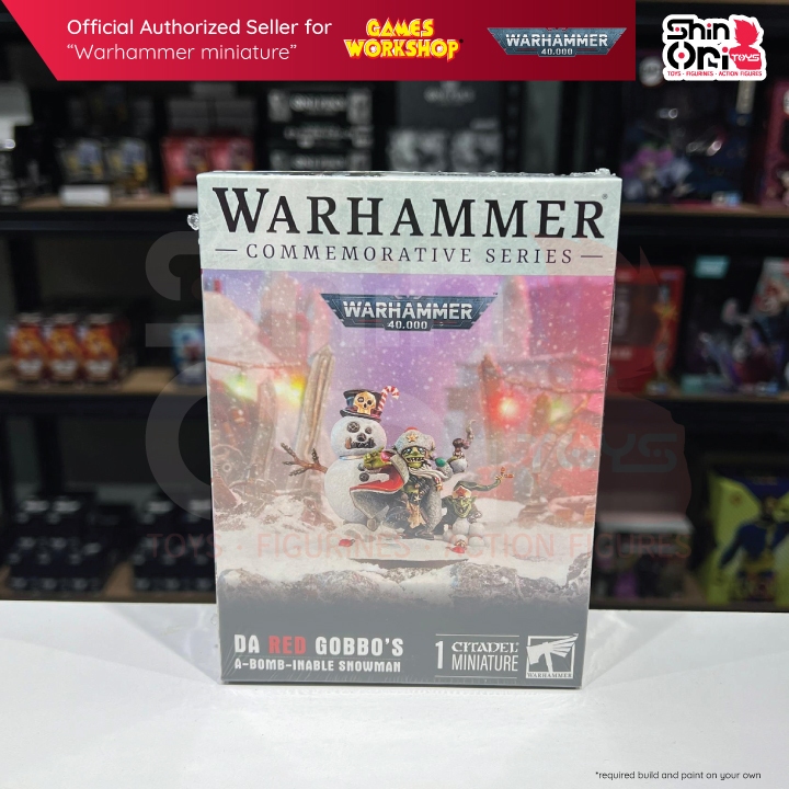 เกมการประชุมเชิงปฏิบัติการ Warhammer40k Da Red Gobbos Abominable Snowman Commemorative Series