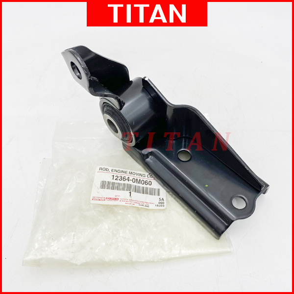 (1 ชิ้นด้านหลังเครื่องยนต์ติดตั้งก้านควบคุม 12364-0m060 Toyota Vios Ncp93 Ncp150 Ncp151 Yaris Ncp91 