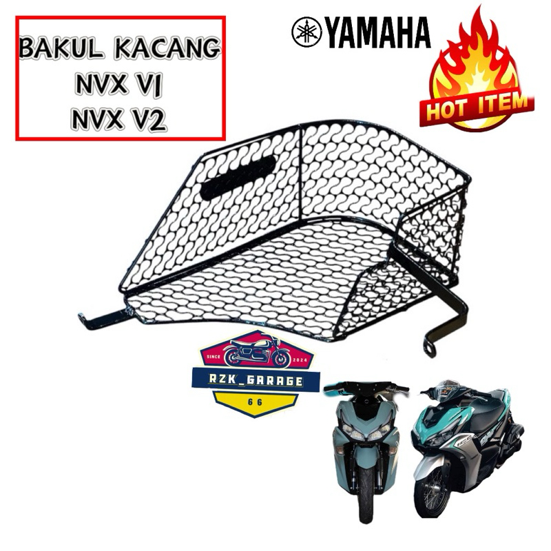 RAGA NVX 155 YAMAHA NVX AEROX 155 NVX155 V1 & NVX V2 ตาข่ายเหล็กขนาดเล็กขอบตะกร้าด้านข้าง Mini ตะกร้