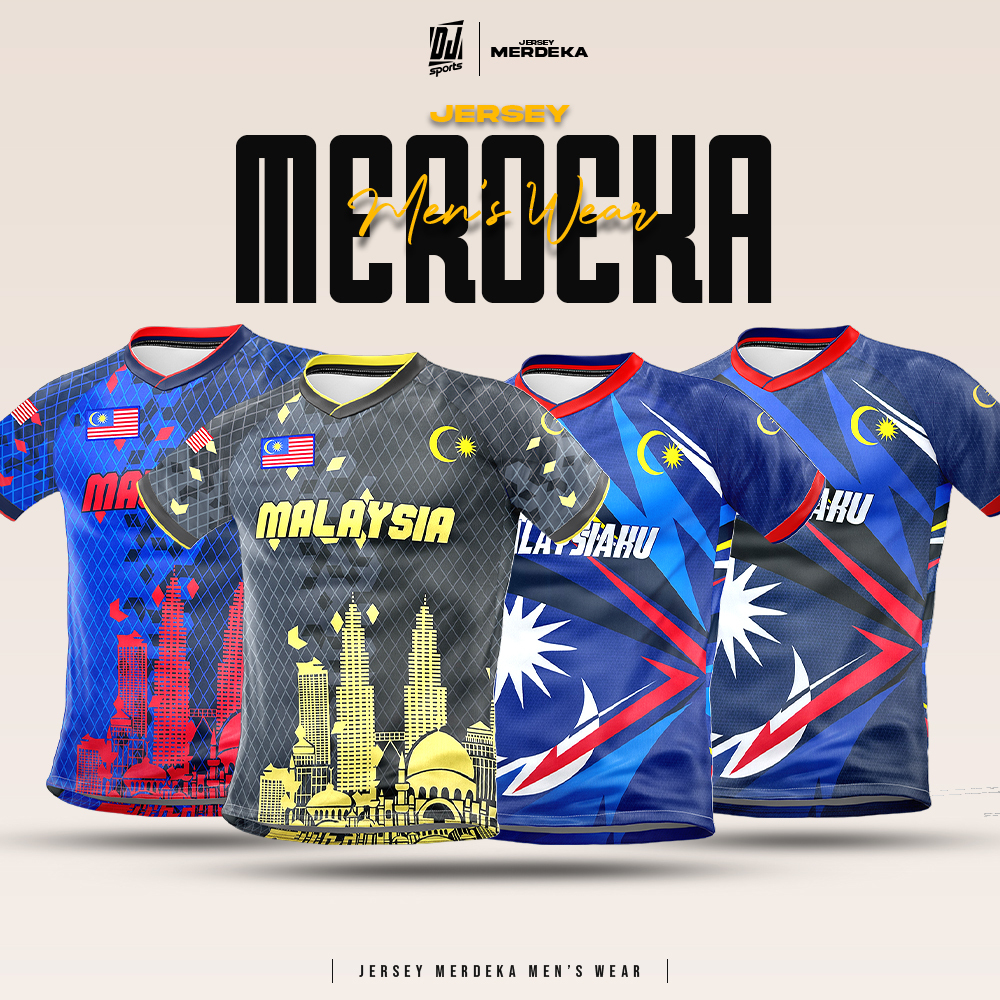 DJ Sport️ Sulam Jersey Family Set - ไซส์ S-10XL