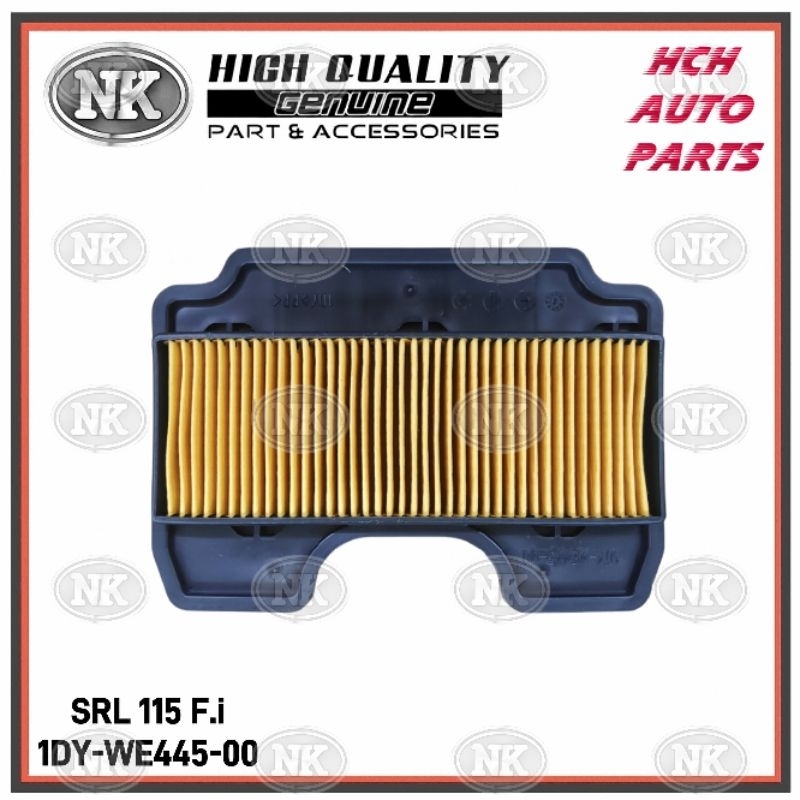 AIR FILTER ELEMENT - YAMAHA - SRL 115 Fi / LAGENDA 115 Fi - P/NO. 1DY-WE445-00 (NK)