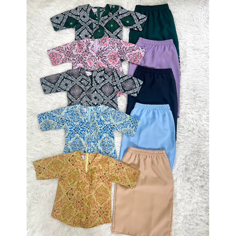 Baju raya 2025 raaya เด็กผู้หญิง baju kebaya เด็ก baju ทารกแรกเกิด baju raya ทารกแรกเกิด baju kebaya