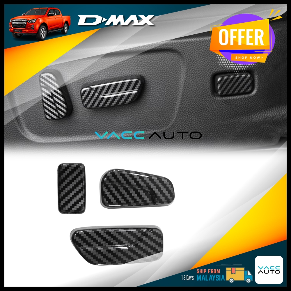 Isuzu D-Max Dmax RG RG01 2021-2025 ตกแต่งภายในที่นั่งสวิทช์ปรับปุ่มควบคุม Trim Vacauto รถ Accesso