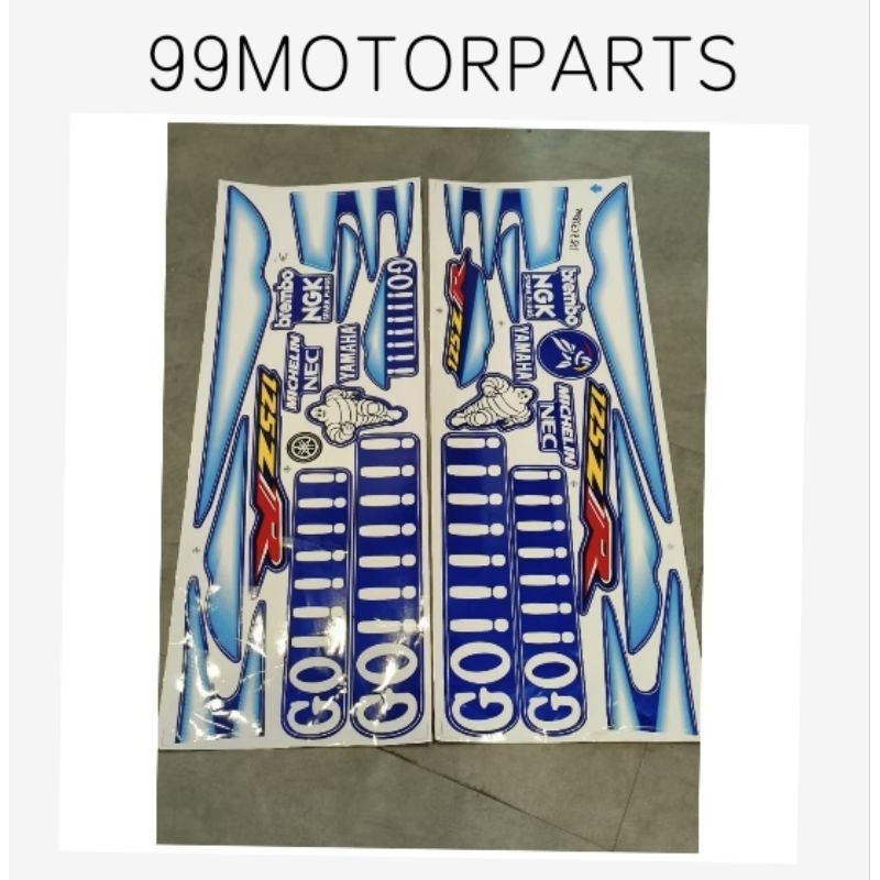 Y125ZR STIKER BODY (7) MICHELIN GO!!!! Go go Y125z y125 125zr 125z Body สติ๊กเกอร์ Stripe STRIKE COV