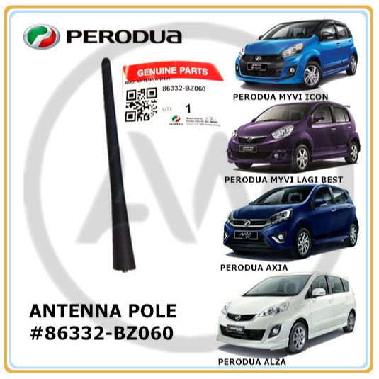 Perodua Myvi Lagi Best Icon Axia Alza Roof เสาอากาศวิทยุเสา Rod