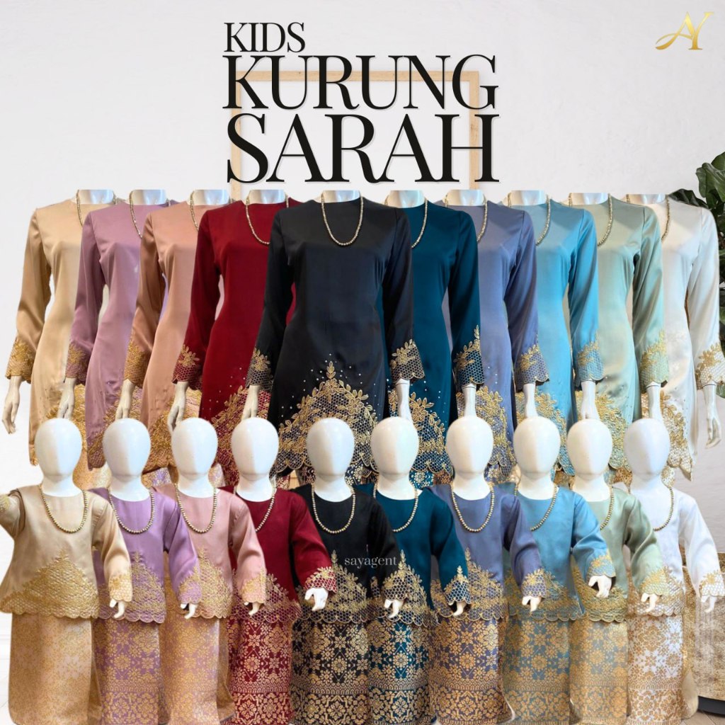 เด็ก KURUNG MODERN SARAH, KURUNG RAYA 2025 MOTHER CHILD DODGE,