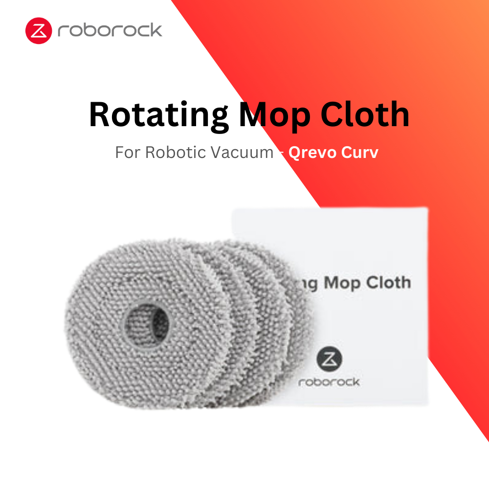 Roborock ผ้าถูพื้นหมุนได้ (Qrevo Series/ Qrevo Curv/Qrevo Edge/QR798/Qrevo 5AE)