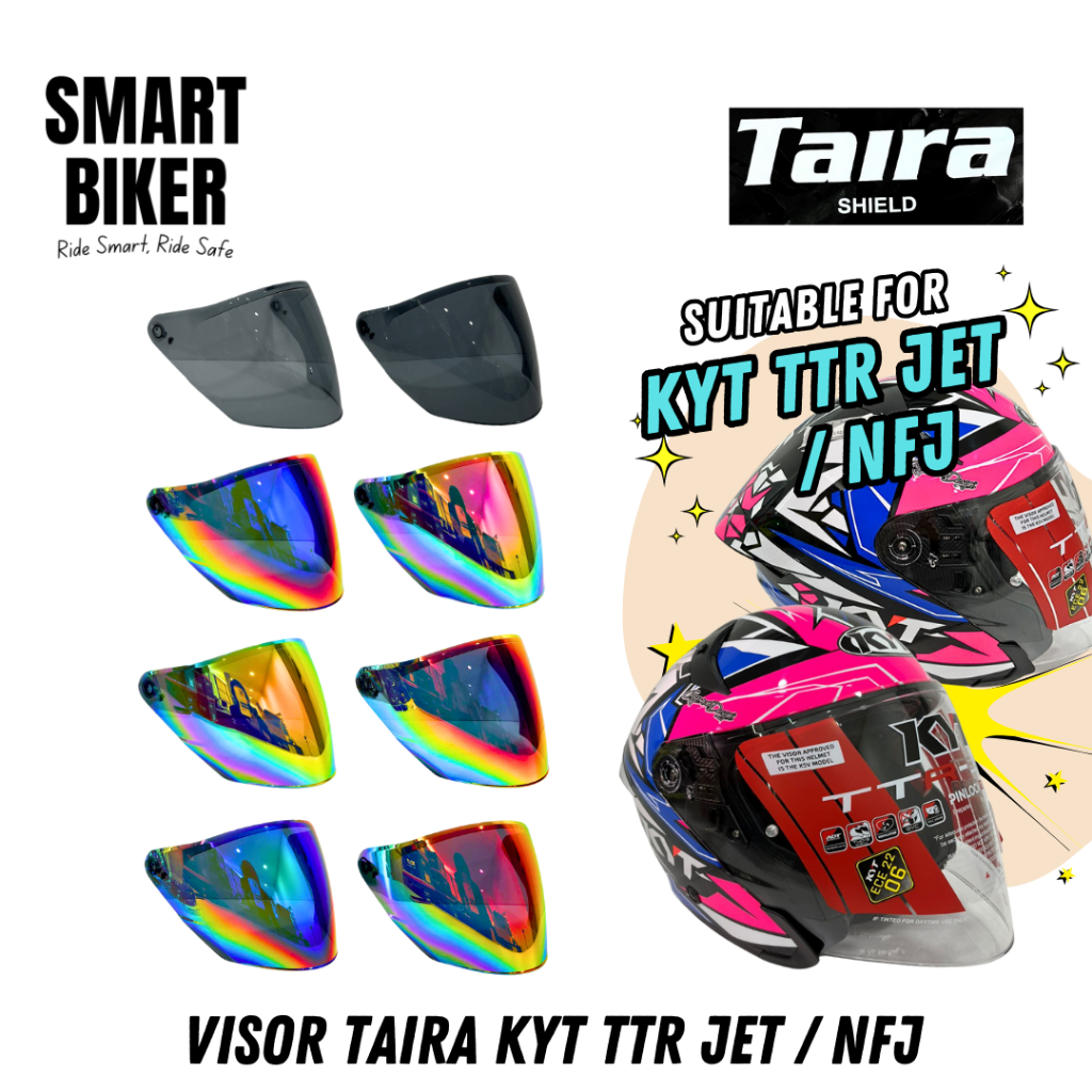กระบังหน้า (TAIRA) KYT TTR Jet/ KYT NFJ ทุกสี