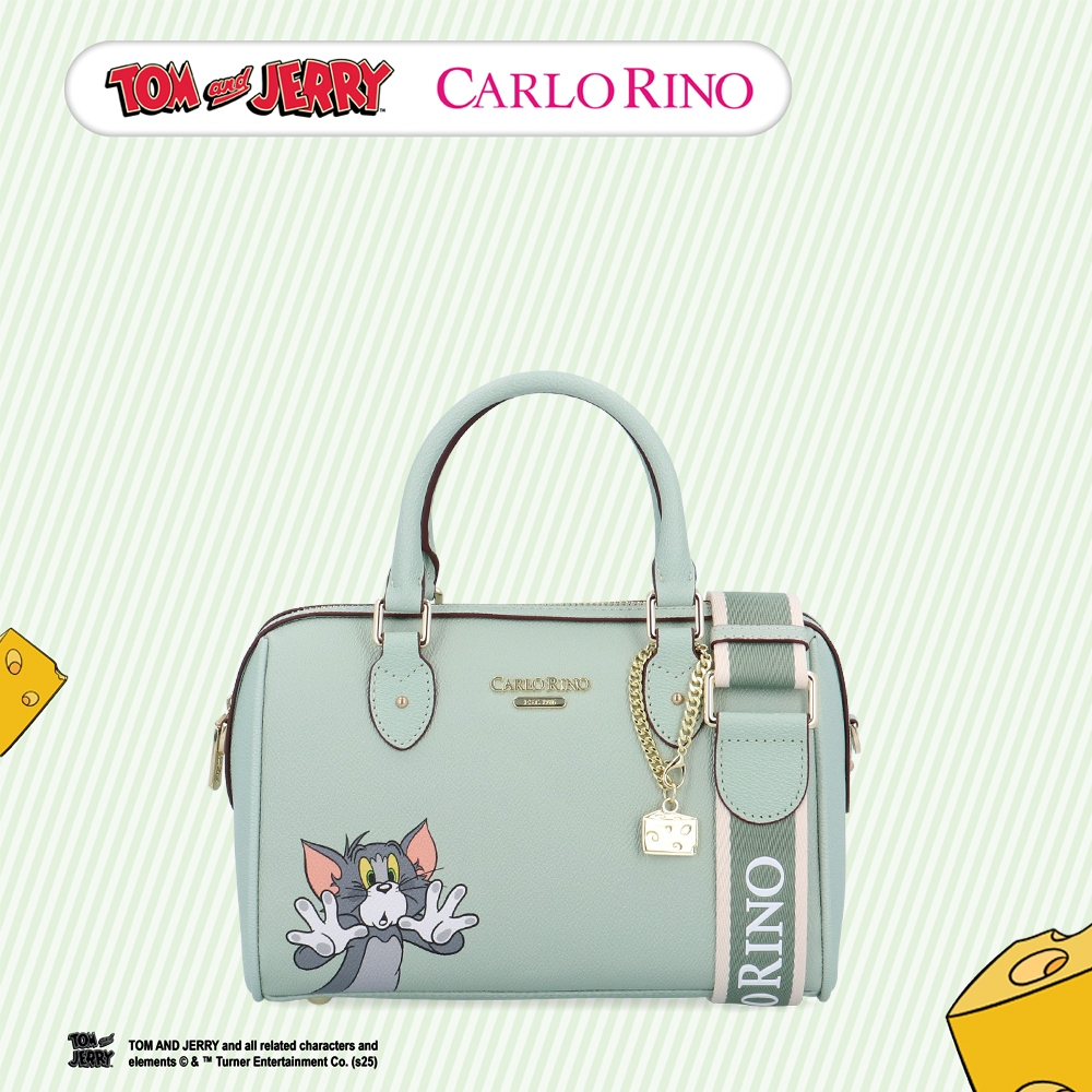 กระเป๋า Carlo Rino Tom and Jerry Bowler - สีเขียว