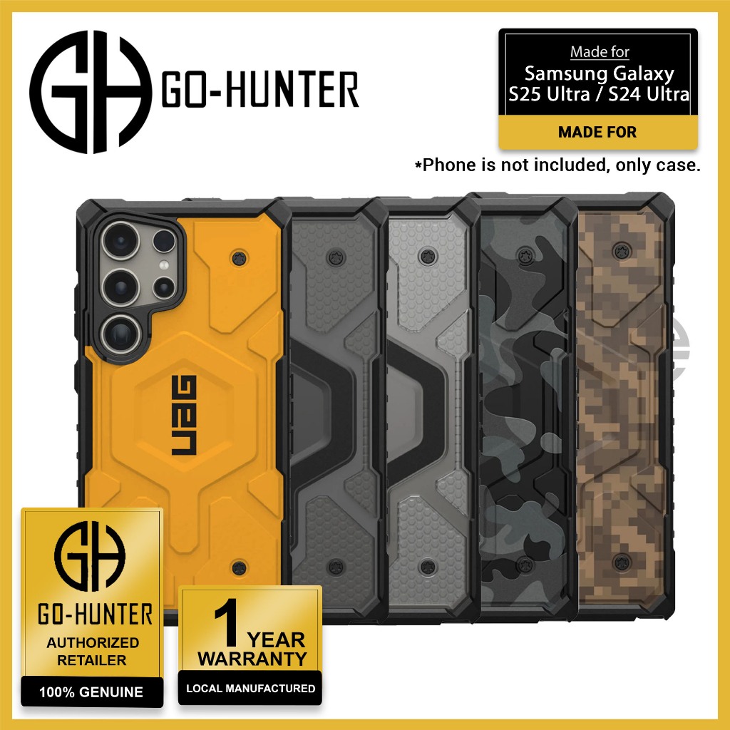 [Samsung Galaxy S25 Ultra / S24 Ultra] UAG Pathfinder PRO Clear/SE Magnetic Charging Compatible