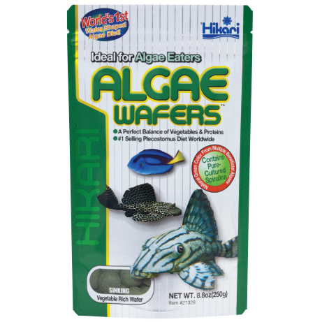 Hikari Tropical Algae Wafers อาหารปลาจม 250g