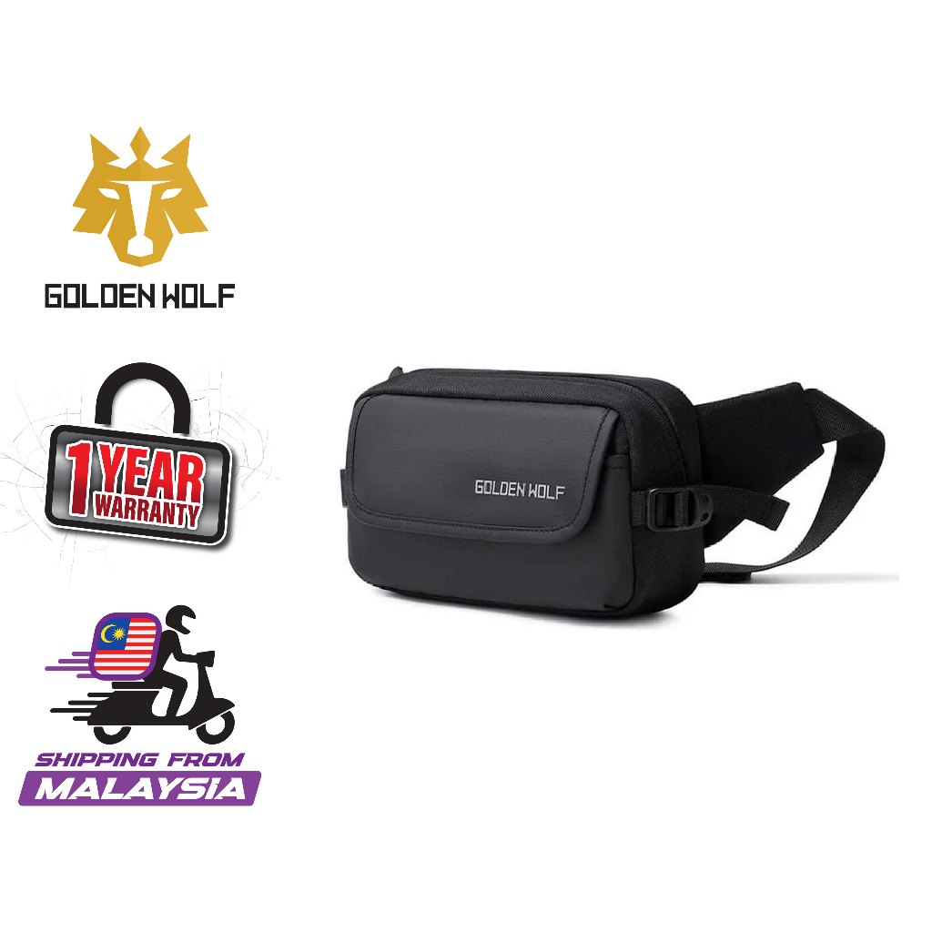 กระเป๋าสะพายข้างหลายช่อง Golden Wolf Fate (9.7")