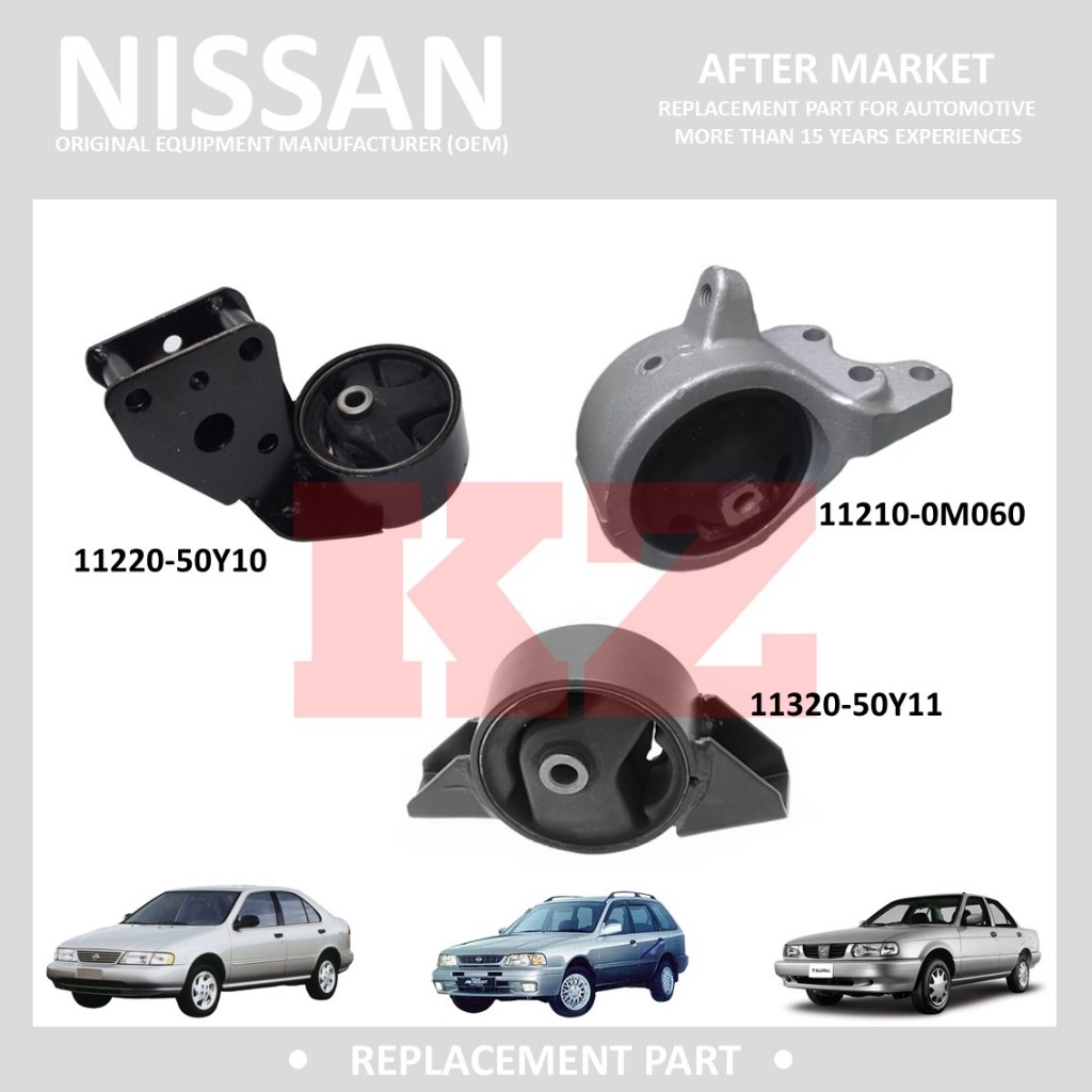 นิสสัน ญี่ปุ่น !!ราคา 1 ชุด -NISSAN SENTRA B13 B14 AD RESORT AUTO MANAUL ENGINE MOUNTING