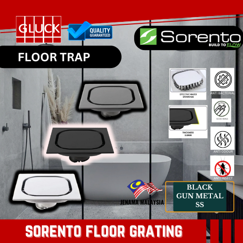 SORENTO Sorento ตะแกรงตั้งพื้น/ ตะแกรงตั้งพื้นสแตนเลส (S/S GRADE) SRT6641/ SRT6642-BL/ Srt6643-gm