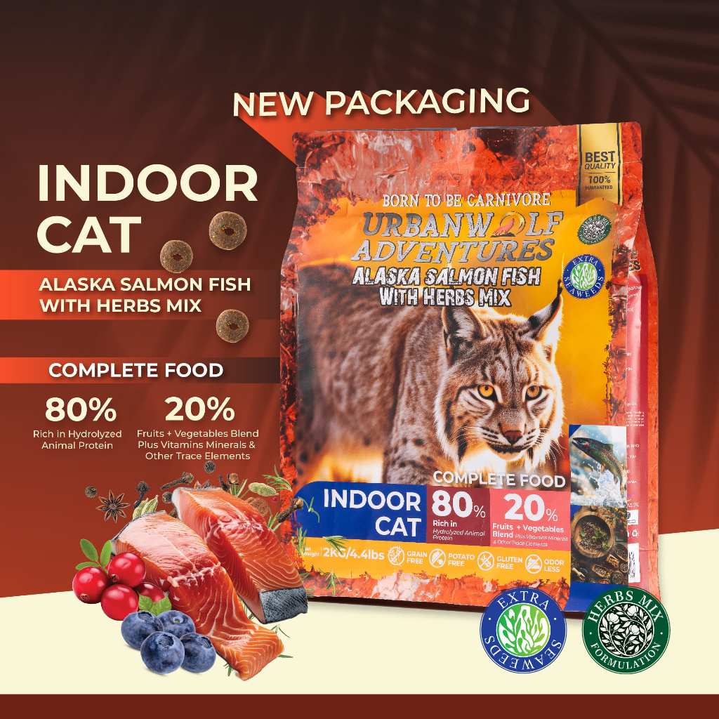 Urbanwolf Adventures Alaska Salmon Fish with Herbs Mix - 2กก./6.8กก.