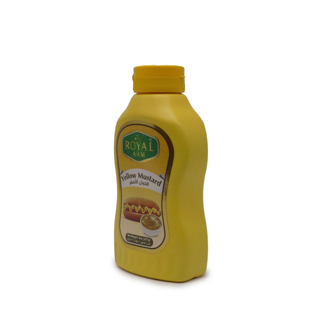 ROYAL ARM Yellow Mustard Sauce 227g 100% natural mustard 100% natural mustard