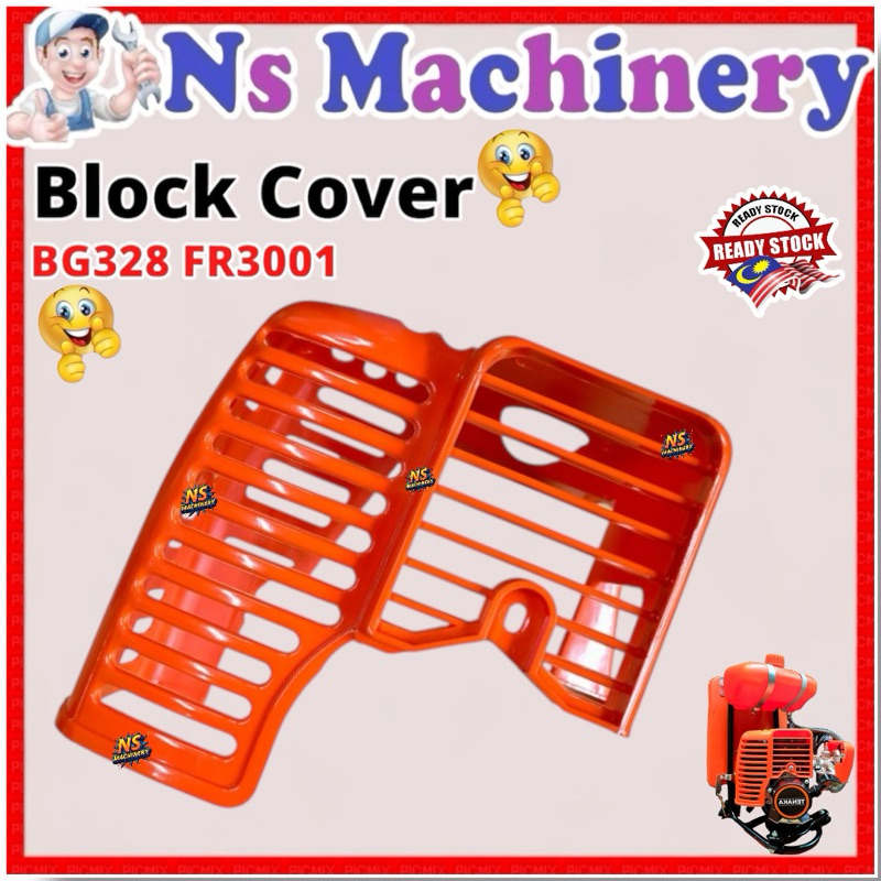 บล็อกฝาครอบ Mesin Rumput BG328 ฝาครอบกระบอก FR3001 Tanika Tanaka BG328