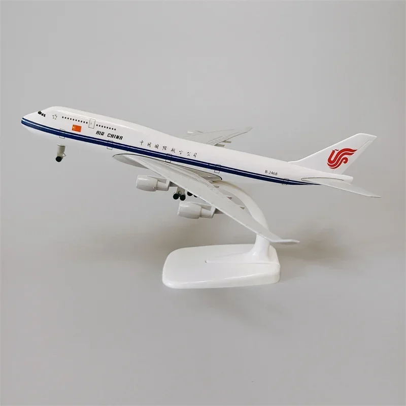 20 ซม.โลหะ Air B747 Airlines Boeing B747 Airways เครื่องบินDiecastรุ่นเครื่องบินล้อ Landing