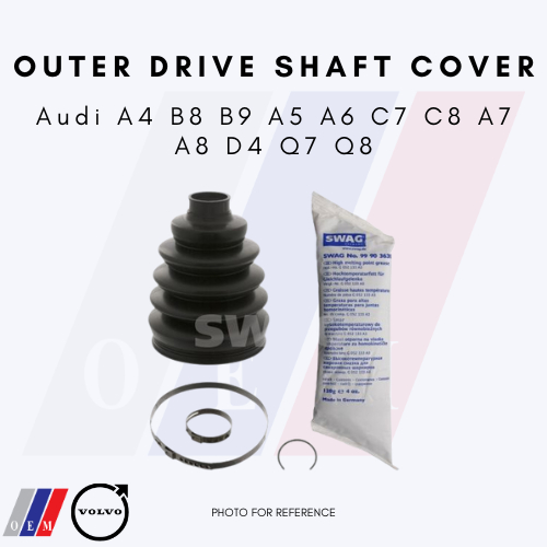 ฝาครอบเพลาขับด้านนอก Audi A4 B8 B9 A5 A6 C7 C8 A7 A8 D4 Q7 Q8