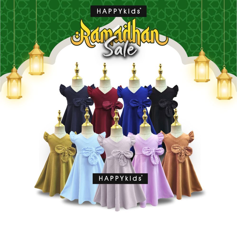 Clearance Baju Raya 2025 โดย HAPPYkids Bella Baju Raya ชุด Baju Raya Budak Baju Raya Baby Baju Raya 