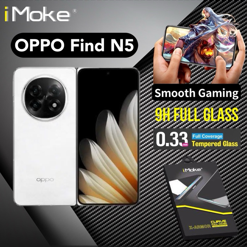 IMoke กระจกนิรภัยสําหรับ Oppo Find N5
