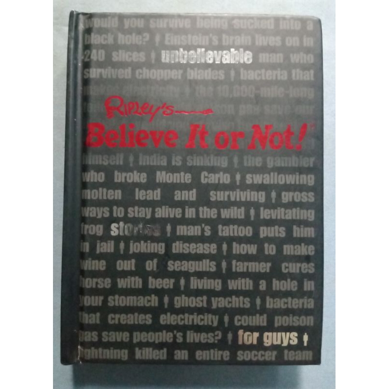 Preloved RIPLEYS BELIEVE IT OR NOT นิทานที่ไม่เชื่อสําหรับคุณ