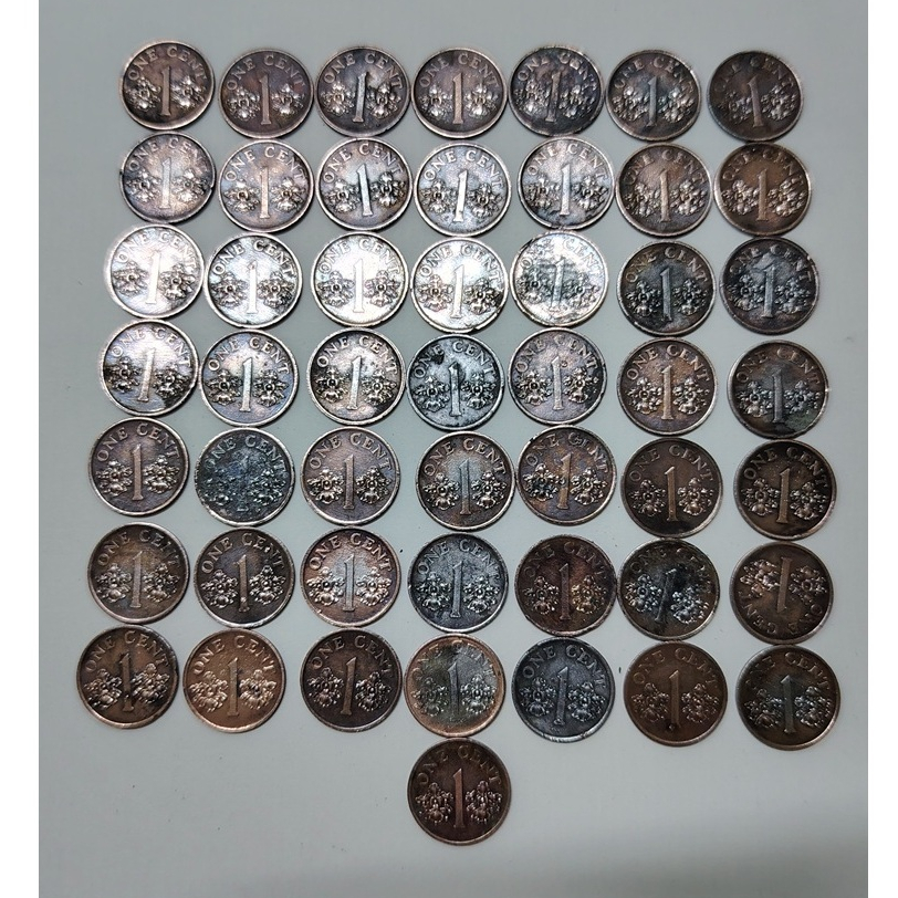2nd Series 1 Cent 1992-2002 ( 33 เหรียญ)