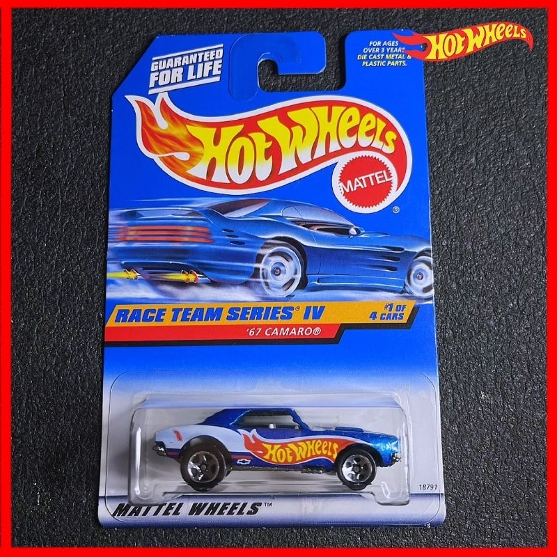 Hot Wheels 67 Camaro Race Team Hotwheels 1998 Open Hood Hotwheel Car Classic American Car 1967 Camar