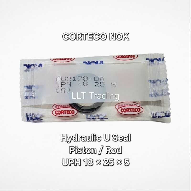 UPH 18x25x5 ลูกสูบซีล U ไฮดรอลิก/ก้านซีล NOK NBR CU2178-D0