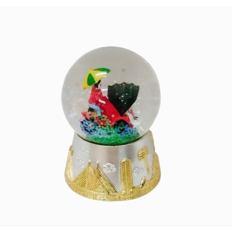 Penang trishaw snow globe ของที่ระลึก Penang heritage travel