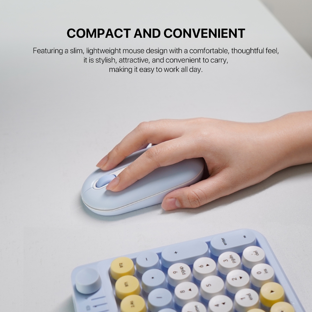 FANTECH GO MOCHI85/MOCHI101 เมาส์คีย์บอร์ดไร้สายหลายอุปกรณ์ COMBO - รูปที่ 3