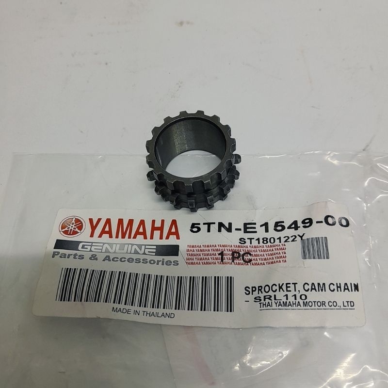 * YAMAHA SRL110 SPROCKET CAM CHAIN 15T TIMING CRANKSHAFT GEAR THAI 5TN-E1549-00 LAGENDA110