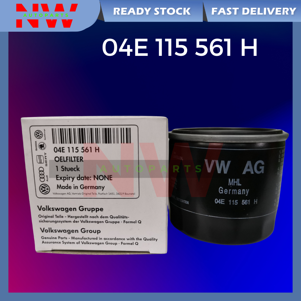 VOLKSWAGEN GOLF MK7 1.4 , SCIROCCO 1.4 2013- JETTA HYBRID , AUDI A3 1.4 กรองน้ํามัน ( 04E 115 561 H 